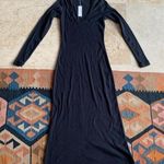 James Perse 100% cotton long bodycon dress basic maxi dress long sleeve Photo 0