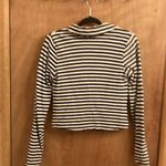 I Love H81 Blue and white stripe nautical style blazer woman’s size small Photo 4