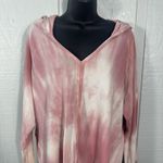 Balance Collection  Pink and Beige Long Sleeve V Neck Size 1X EUC Photo 5