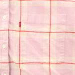 Levi Pink Flannel Plaid Western Rugged Vintage Lumberjack Adventure Shirt Large Photo 5
