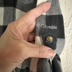 Columbia Womens Buffalo Plaid Large Flannel Button Down Long Sleeve Shirt Photo 8