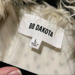 BB Dakota  Tan Faux Fur Barabarella Vest Jacket Womens Large Mob Wife Winter Photo 2