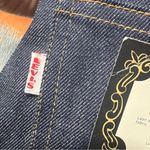 Levi's Vintage Levi’s Big E Denim Slim Fits Shorts fringe raw hem Made USA Cotton Photo 2