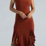 Windsor Moments Like This Dress Strapless Midi Ruffled Size Small Photo 0