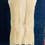Forever 21 Beige Sleeveless Cardigan Size S Photo 0