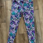 LuLaRoe Queen of Hearts Roses Leggings |  x Disney | OS | NWOT Photo 0