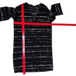 Vince 100% Silk Tunic Dress XS Black V-Neck Minimalist Quiet Luxury Oversized Photo 7