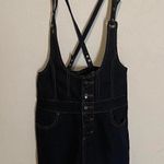 La Chapelle La Chappelle Denim skirt overall dark wash S Photo 1