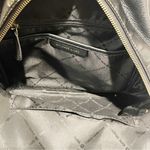 Michael Kors  Black Soft Pebbled Leather Gold Studded Mini Backback Purse Photo 4