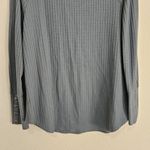 Chaser Waffle Knit Tunic Thermal Top Womens Size XXL Long Sleeve Teal Blue Photo 5