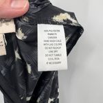 Urban Outfitters Outfitters Wide Leg High Waist Satin Pants Womens 2 Black Gray Polyester Photo 7