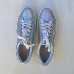 JSlides NEW J Slides Silver Metallic Platform Sneakers Shoes Photo 4