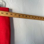 J.Crew Red Wool Blend Pencil Skirt Size 8 Business Casual Office Work Academia Photo 3