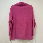 Free People Womens Ottoman Tunic Sweater Small Pink Cowl Knit Oversized Slouchy Photo 5