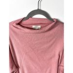 Lucky Brand  pink rib knit‎ top women’s medium Photo 2
