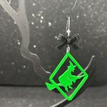 Handmade The Forest Witch Earrings with Black Bows Photo 1