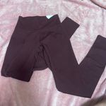 Aerie  burgundy leggings Photo 0
