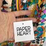 Anthropologie NWT Paper Heart  Aztec Sunrise Maxi Dress Size M Tiered Boho Hippie Photo 2