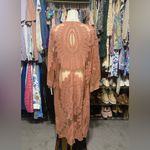 Style Apparel’s Stylish Rust Floral Kimono, Duster Cardigan. Size M Photo 5