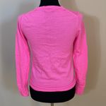 J.Crew  Womens Bright Pink Wool Crewneck Long Sleeve Sweater Photo 1