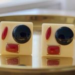 NWT Fashion Earrings Square Stud Earrings Photo 0