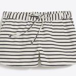 J.Crew Striped 3” Linen-Cotton Drawstring Short Photo 0