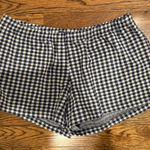Brandy Melville  Black and White Gingham High Waist Shorts Photo 0
