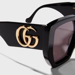 Gucci Geometric Oversized Square Sunglasses, 54mm Photo 5
