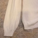 Miracle Brand Cinch Front White Sweater Photo 3