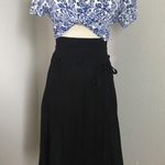 Lapis black knit MIDI skirt Women’s Sz medium Photo 7