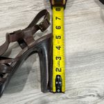 Ralph Lauren Lauren  Brown Leather Fernanda Strappy Heels Womens 6.5 Photo 6