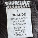 Zenana Outfitters NNTS  Black Maxi Dress side slits Large Photo 4