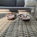 Vionic  Kirra Leather Thong Rose‎ Gold Sandals size 9.5 boho coastal Workwear Photo 5