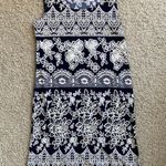 R & M Richards Navy Blue Lace Dress Photo 0