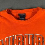 Jansport Vtg Auburn Tigers  Medium Orange Long Sleeve Tee Front Back Graphic Photo 2