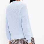 Loft  women’s size XS blue relaxed v-neck cardigan dropped shoulders long sleeve Photo 2