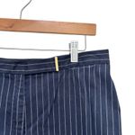 Lauren Ralph Lauren Navy Blue Striped Dress Pants Sz 12 Photo 2