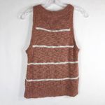 Altar'd State  Medium Tank Top Knit Sweater Sleeveless Striped‎ Dusty Pink 602 Photo 1
