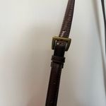 Tignanello Orange Leather Flap Front Saddle Bag Crossbody Accordion Style Purse Photo 10