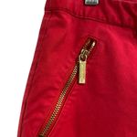 Michael Kors Red Zip Pocket Pants Sz 8 Photo 2