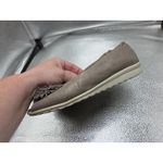 The Flexx Shoes 8 Brown Shimmer Boco Loco Gold Ballet Flats Pom Pom Casual Photo 3