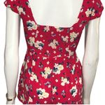 Forever 21 | Floral Front Tie Romper with Smocked Detailing on Back Photo 7