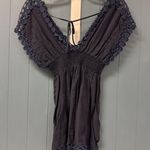 Abercrombie Fitch "Vintage Havana Cornflower Blue Crochet Top Women's Juniors M Size 8 Photo 7