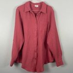 Ava James Gauze Button Down Blouse Photo 0