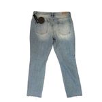 Articles of Society Articles of Society Mid Rise Straight Crop Jeans Light Wash Photo 1