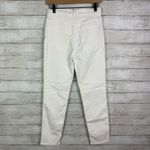 Madewell Stovepipe Jeans White Size 26 Photo 2