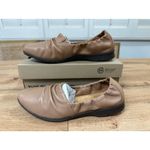 Clarks Jenette Ruby Slip Ons Praline Leather Size 9 NIB Office Cushion Soft Photo 2