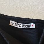 CIAO LUCIA Prima Textured Jacquard Mini Dress Black Sz XS Photo 7