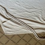 ZARA  ivory/cream gauzy maxi dress side slit with braided rope details. S… Photo 10