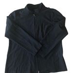 Eileen Fisher  Black Full Zip Career Jacket Dual Zip Sz. S Work Designer Photo 0